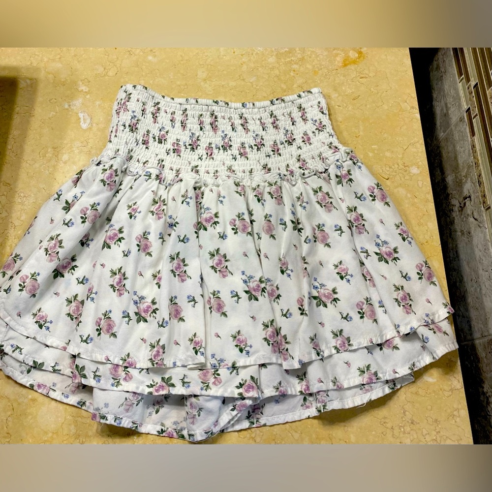 Hollister Ultra High-Rise Tiered Mini Skirt